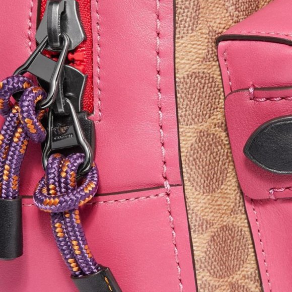 NWT COACH Campus Backpack 23 In Signature Canvas - Picture 6 of 10